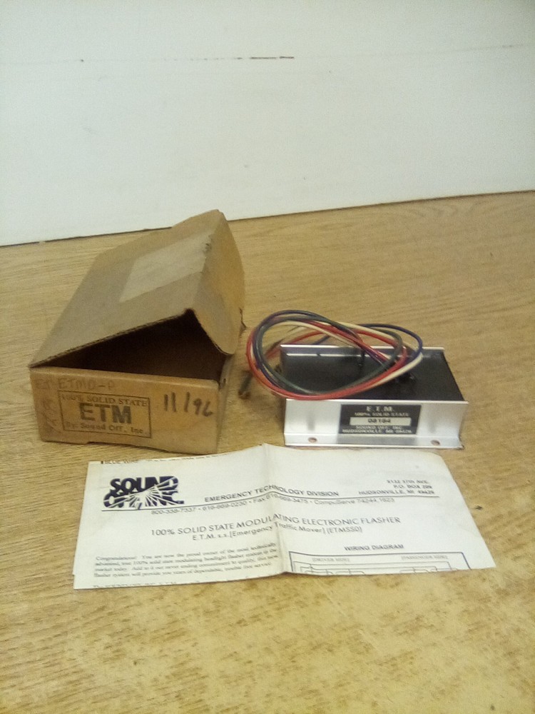 Sound Off 08164 100% Solid State Modulating Electronic Flasher