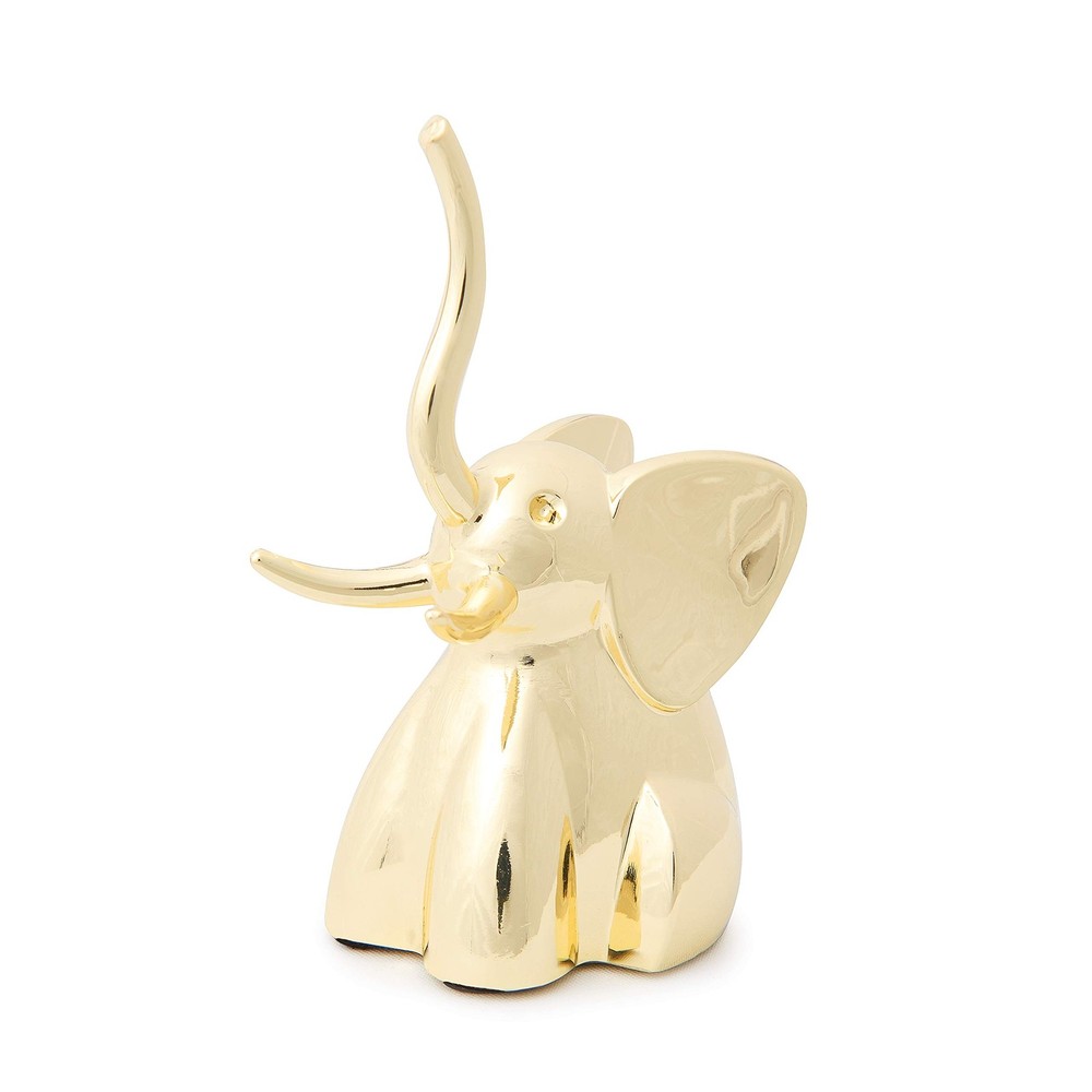 Umbra Zoola Elephant Ring Holder, Brass