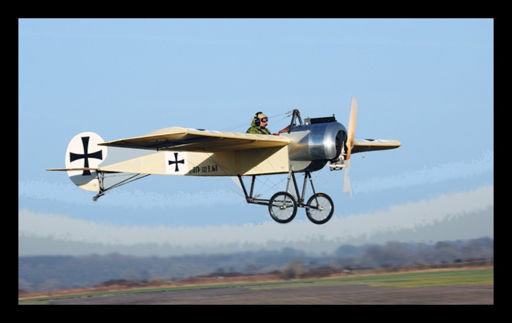 RC Clear Printed plans FOKKER EIII EINDECKER wingspan 50"