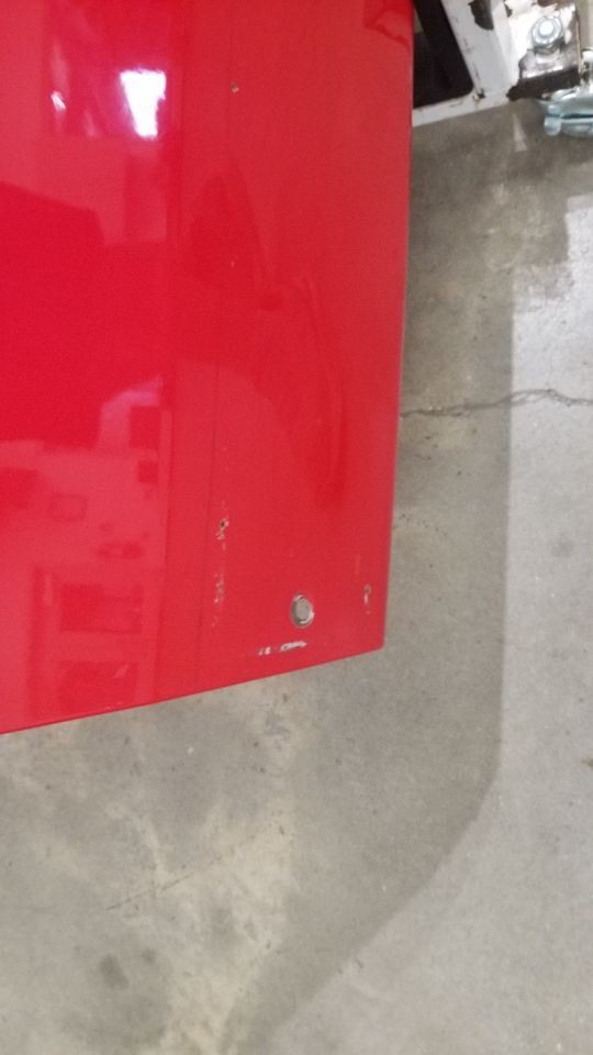 09 DODGE CHALLENGER SRT8 REAR TRUNK DECKLID ASSEMBLY RED