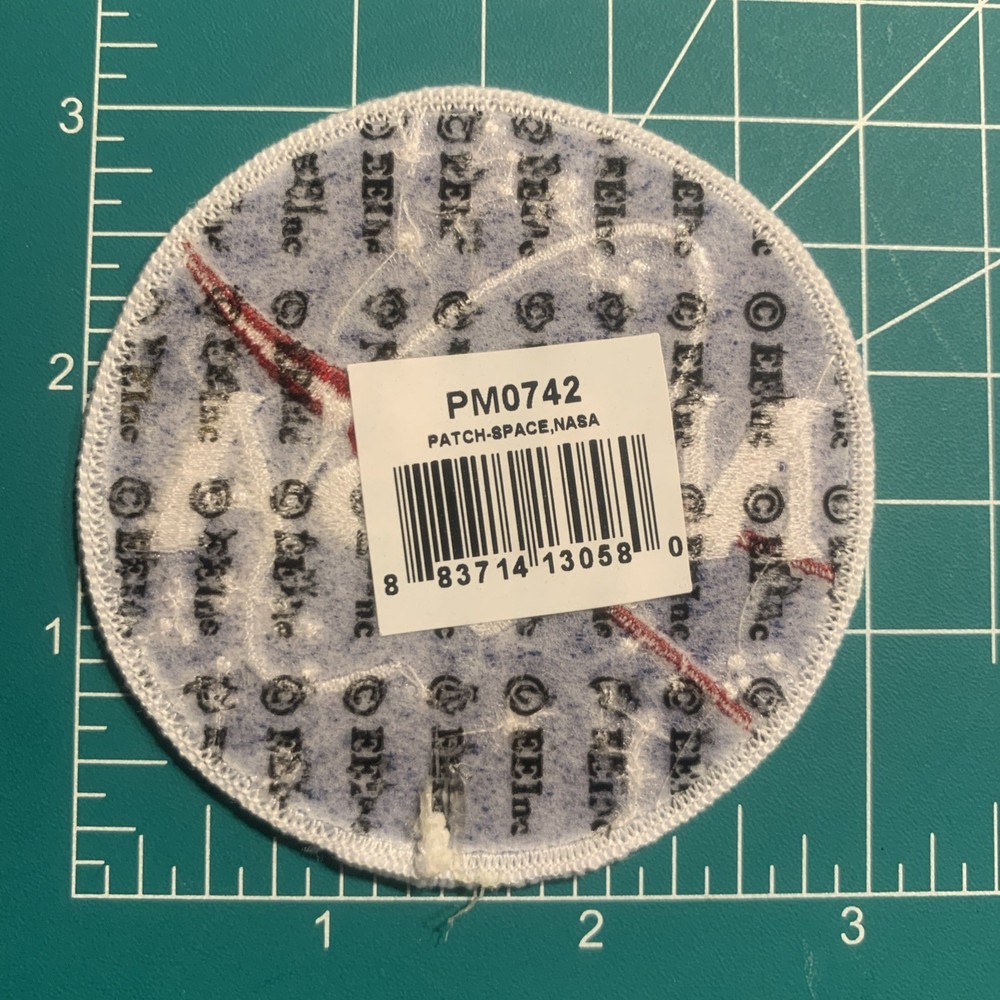 NASA Sew On Cap Patch 5N