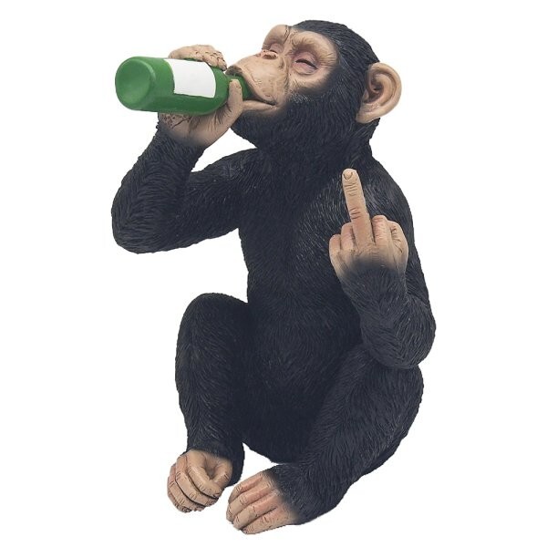 LEONARDO CHEEKY MONKEY DRINKING ORNAMENT HOME DECOR