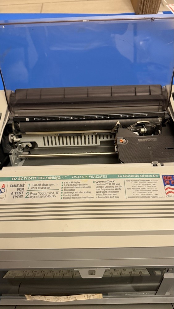 VTG Brother Word Processor WP-2400 "UNTESTED"