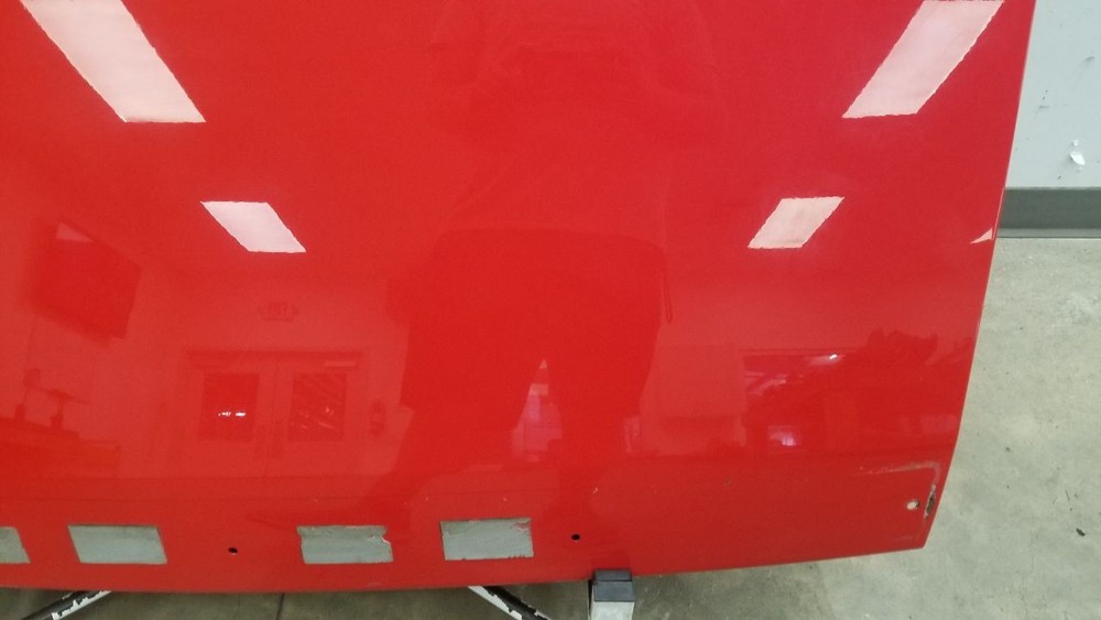09 DODGE CHALLENGER SRT8 REAR TRUNK DECKLID ASSEMBLY RED