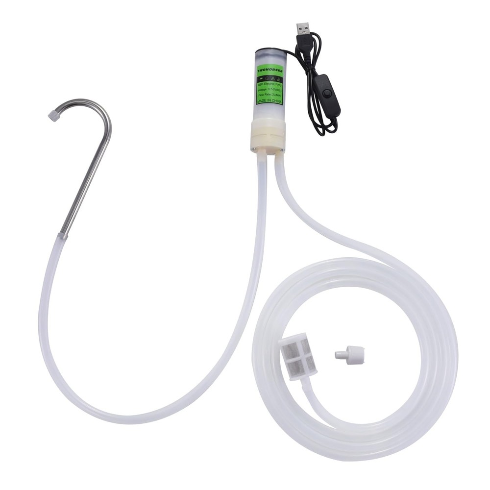 Portable USB Electric Auto siphon Self Priming Pump for Bottling Home brew Wi...