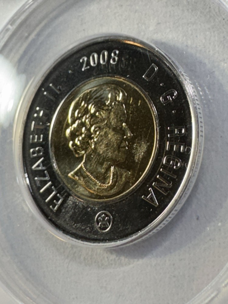 2008 Canada $2 Toonie Graded MS 67 by ANACS