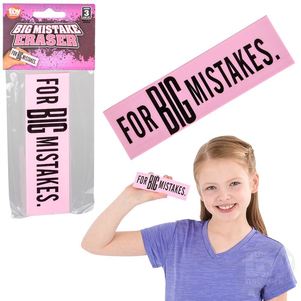 toy network Giant Eraser Big Mistake