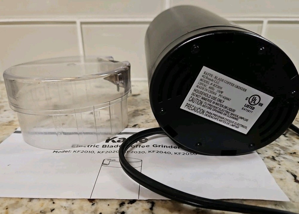 Kaffe Black Coffee Grinder Electric