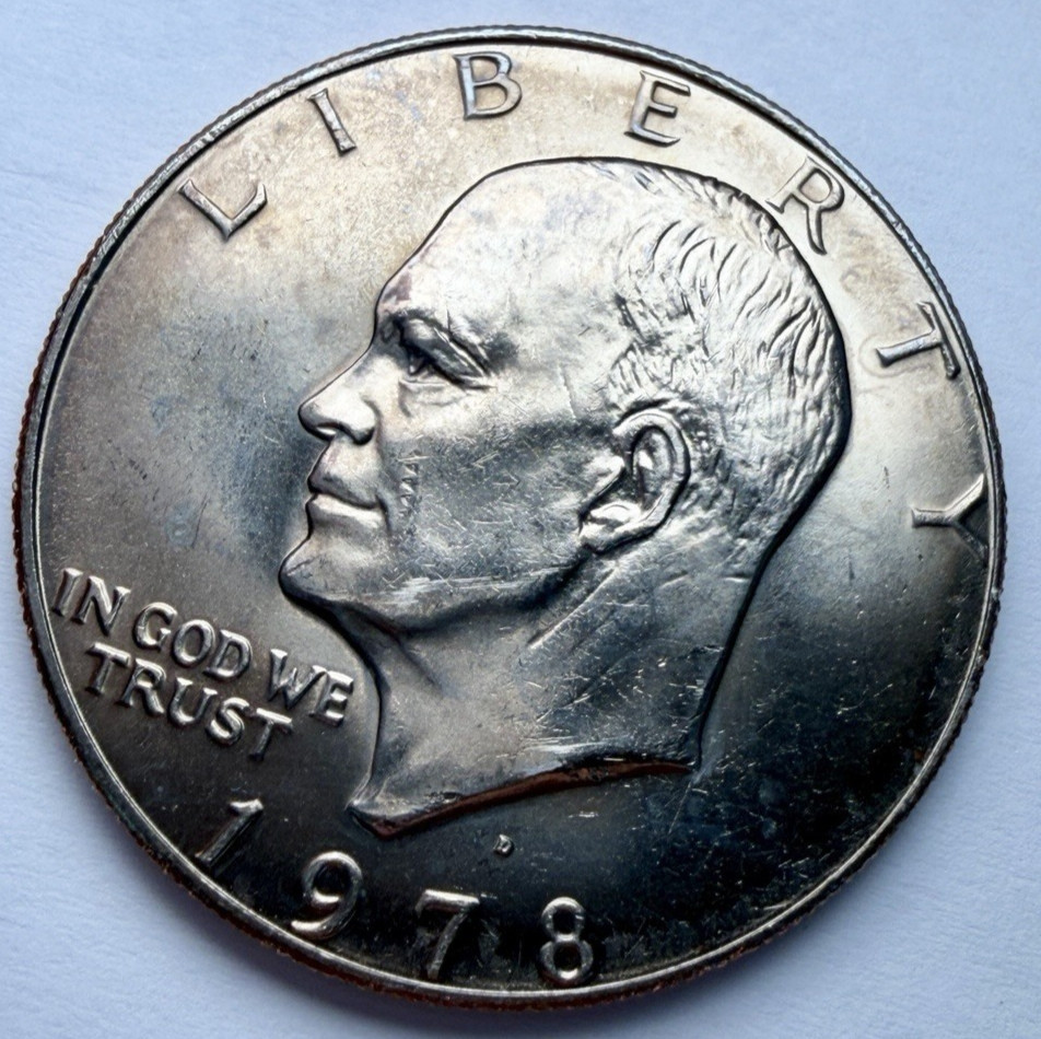 1978-D IKE Clad $ Coin ~ From US Mint Set ~ Toned ~ D80