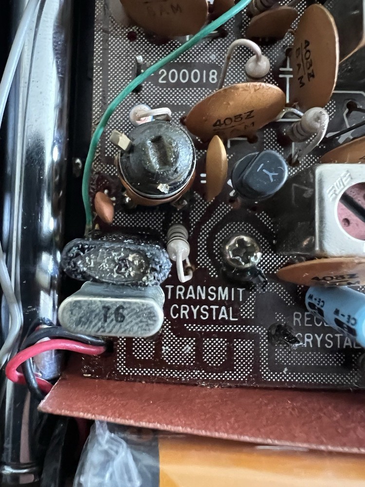 Realistic TRC-4 2 channel transceiver With Crystals Not Working