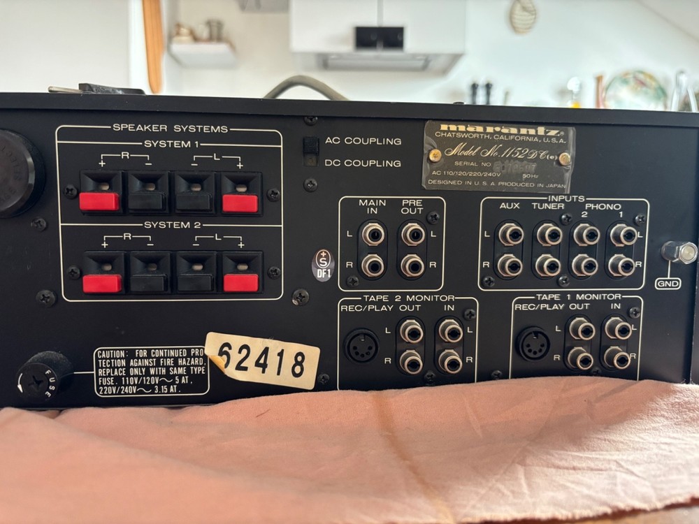 Marantz Model 1152 vintage amplifier as-is
