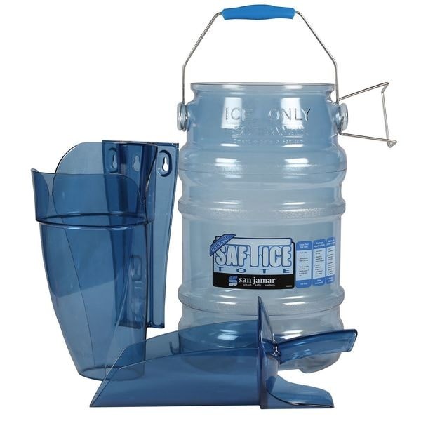 San Jamar Si8500 Ice Tote System, Blue