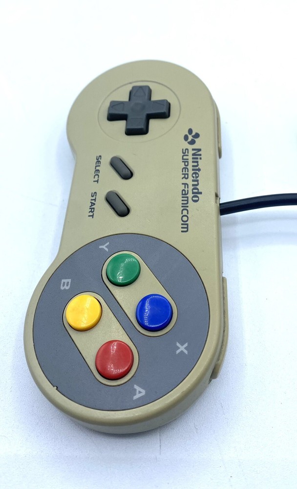 Authentic Super Famicom Controller SNES Controller Yellowed OEM Japanese Import