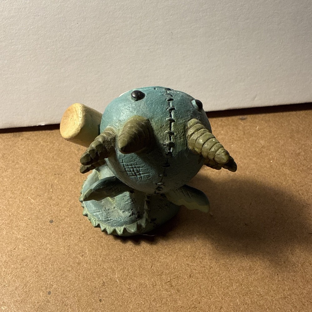 Furrybones Figurine 'Scorchie'. Summit Collection Skeleton Marshmallow
