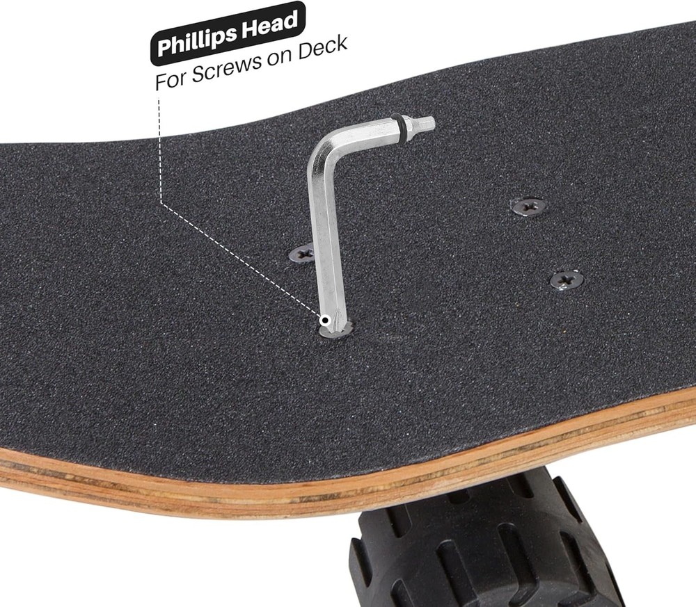 Skate Tool All-In-One, Skateboard Tool Roller Skate Tool T Tool for Skateboard,