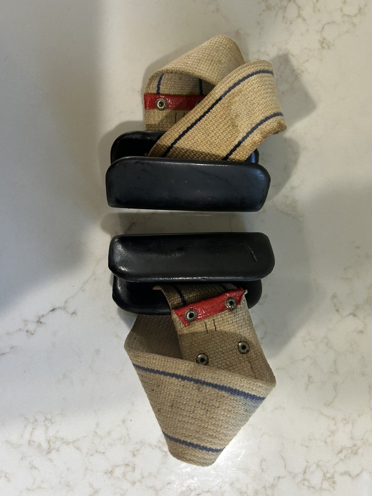 Vintage Deadlift Barbell Straps