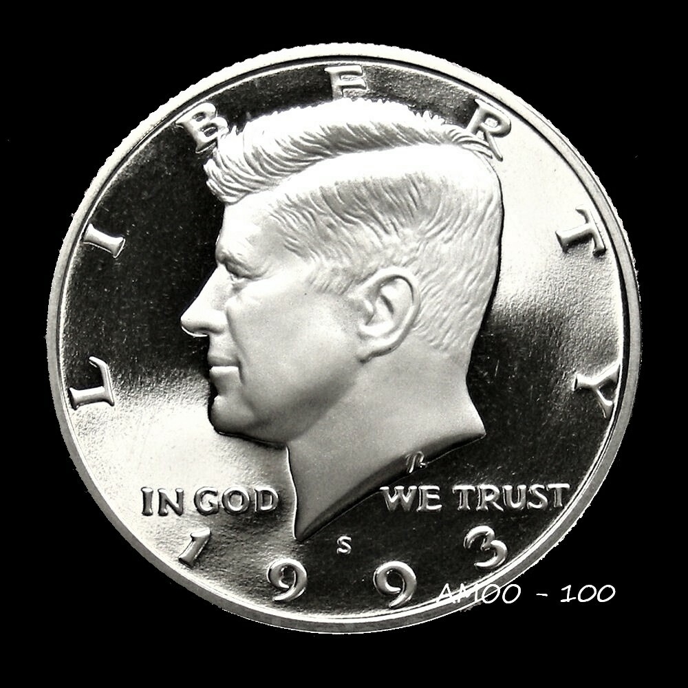 1993 S Clad Proof Kennedy Half Dollar
