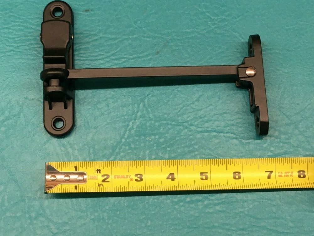 6" Aluminum Hook & Keeper Type Spring Loaded Door Hold Latch Catch Trailer RV