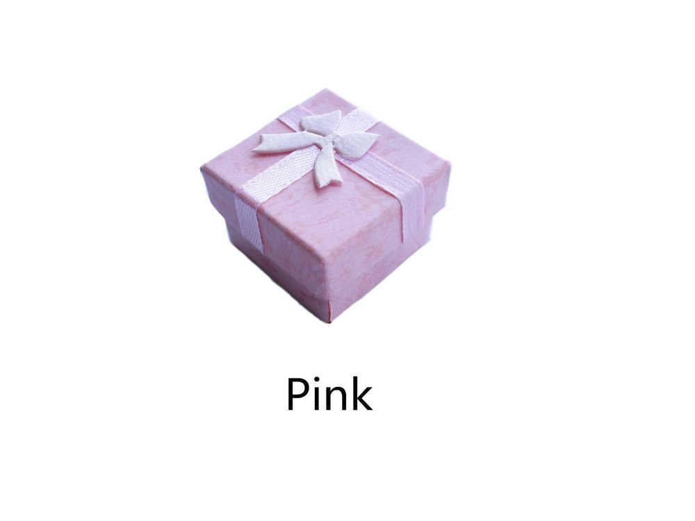 24 Pcs Ring Box Small Gift Boxes Sturdy Cardboard Cube Box for Jewelry Pendan...