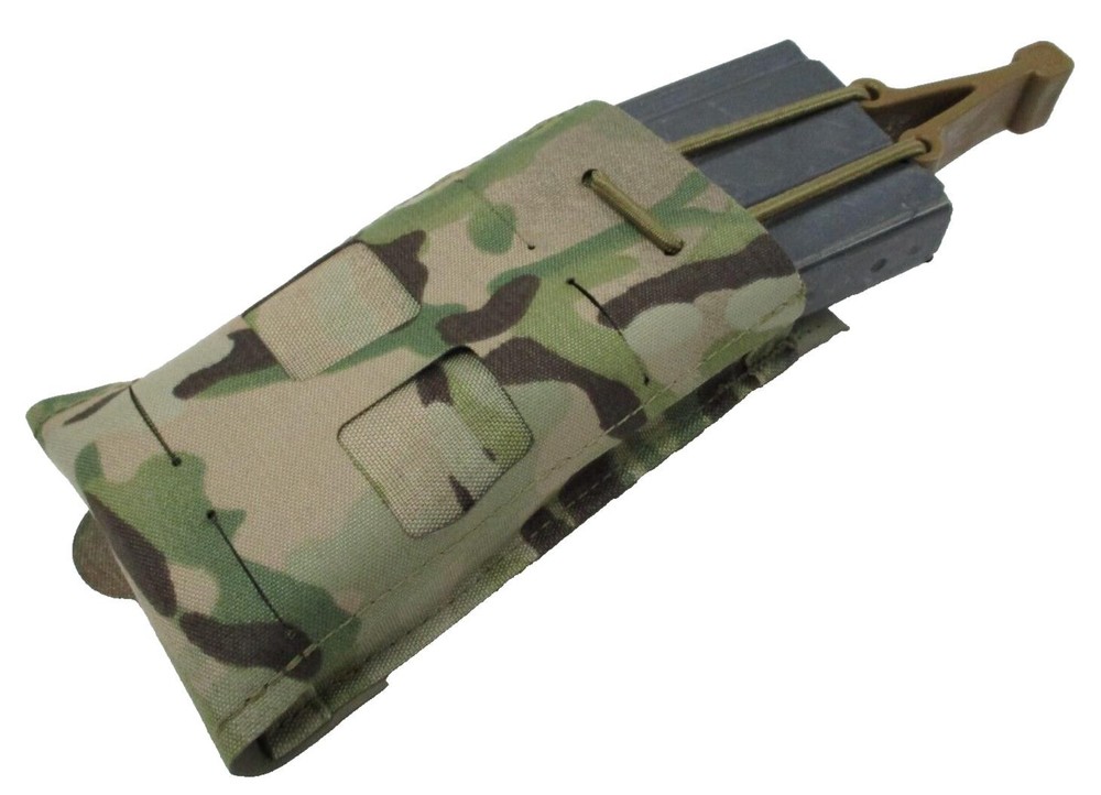 MOLLE Multicam BF Helium Whisper Single Magazine Pouch Mag Now! Pull Tab