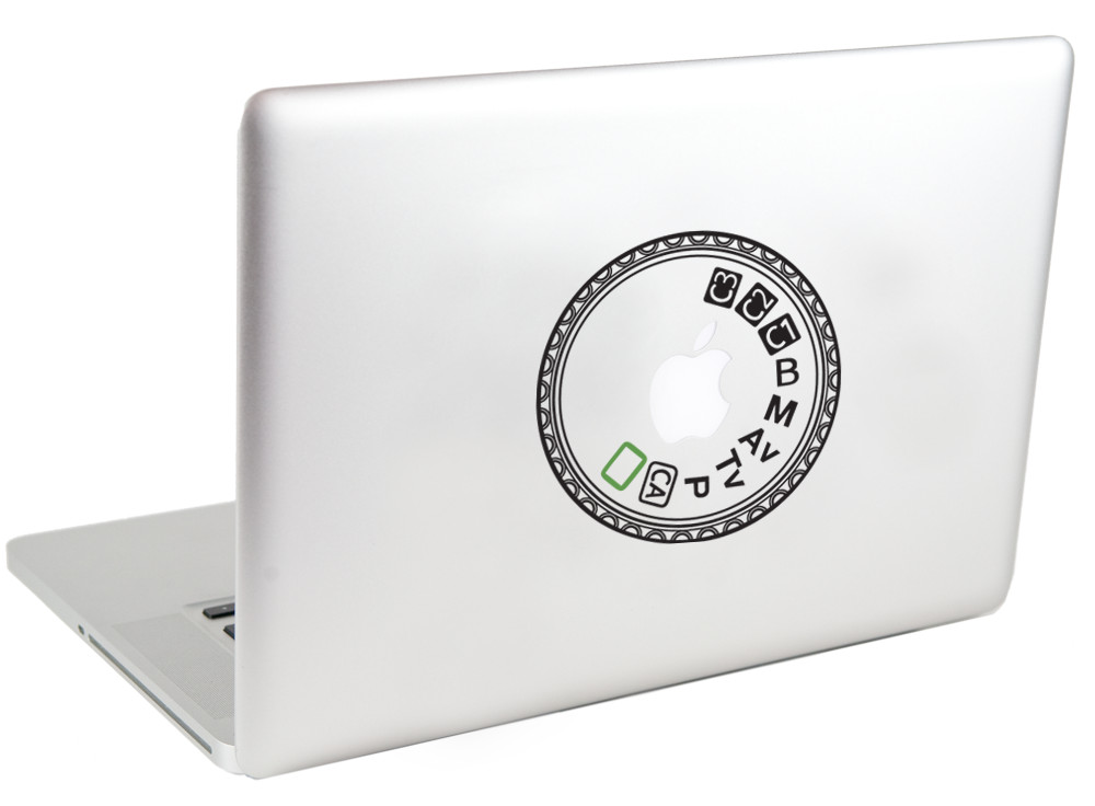 Canon 5D Mode Dial Laptop Decal