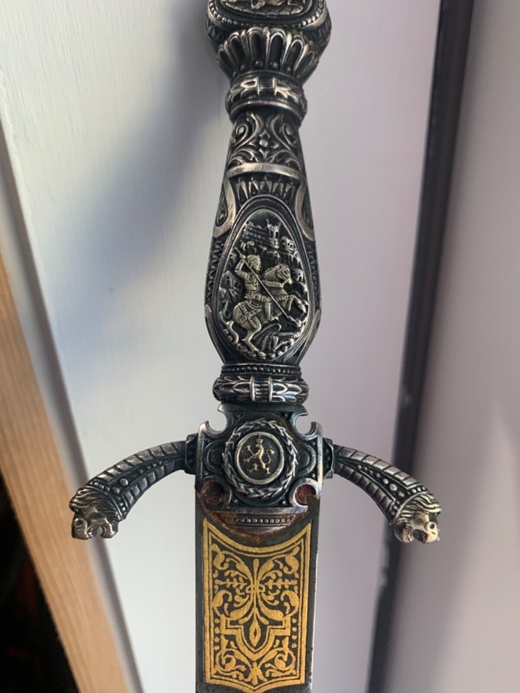 ANTIQUE SPAIN MEDIEVAL DAGGER MINT MUSEUM