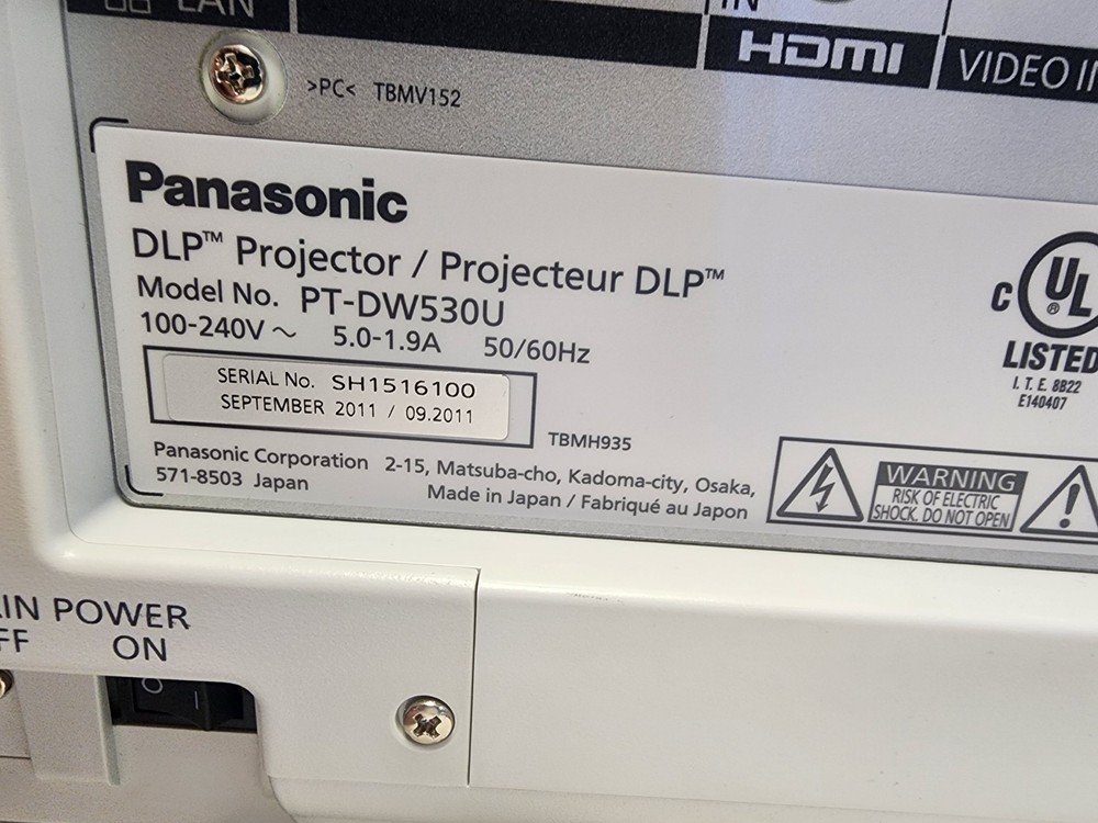 Panasonic LCD Projector PT-EW530