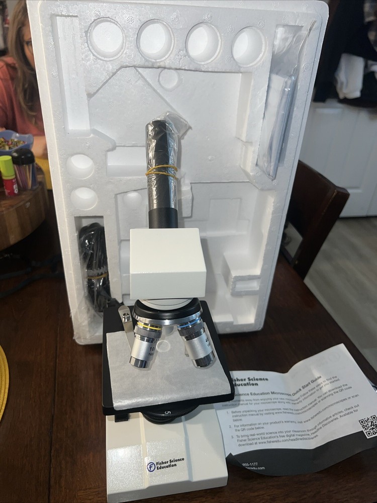 New Fisher Science Education Microscope 3 Objectives