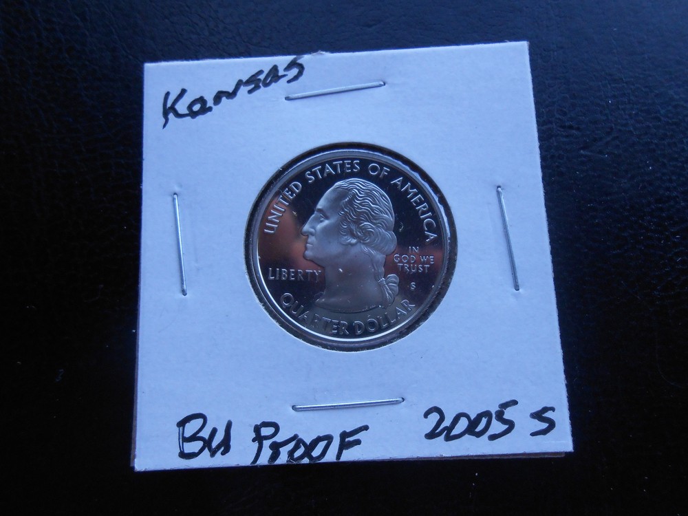 2005 S Kansas Proof DCAM. STATE QUARTER