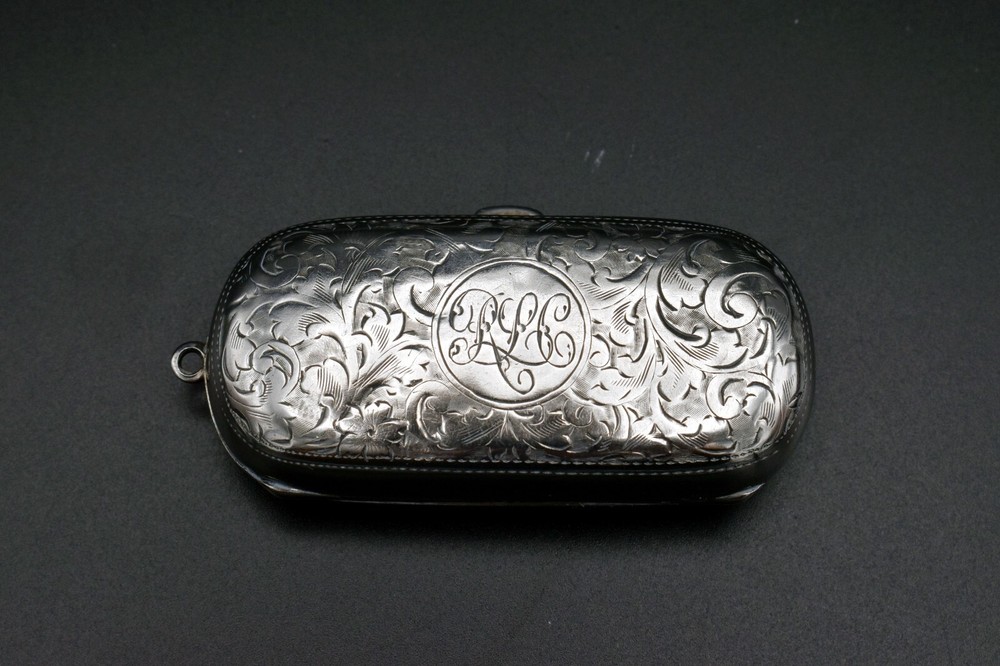 Edwardian Sterling Silver Double Sovereign Case 1910