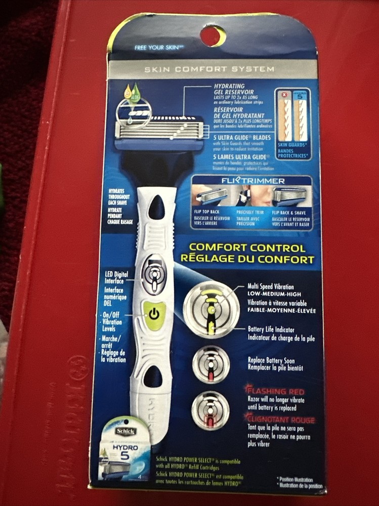Schick Hydro 5 Cartridge Razor Power Select