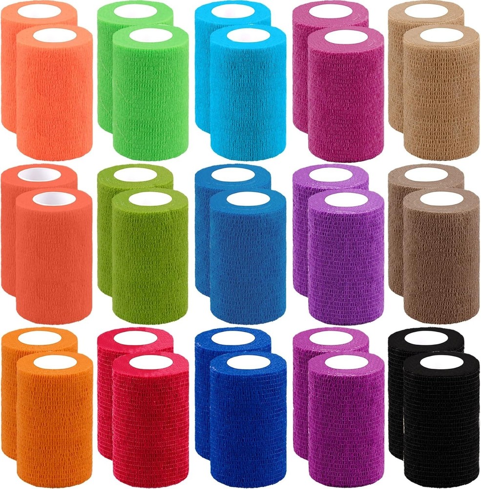 Stretch Bandage Wrap for Ankle & Wrist - 30 Rolls