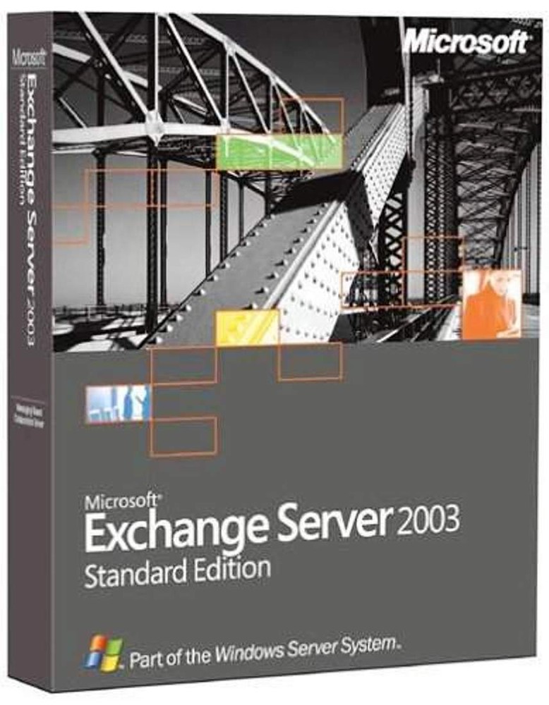 Microsoft Exchange Server 2003 Standard w/SP2  Product Key & 10 CALs