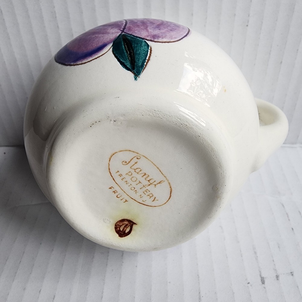 Stangl Fruit Pattern Creamer with Plums