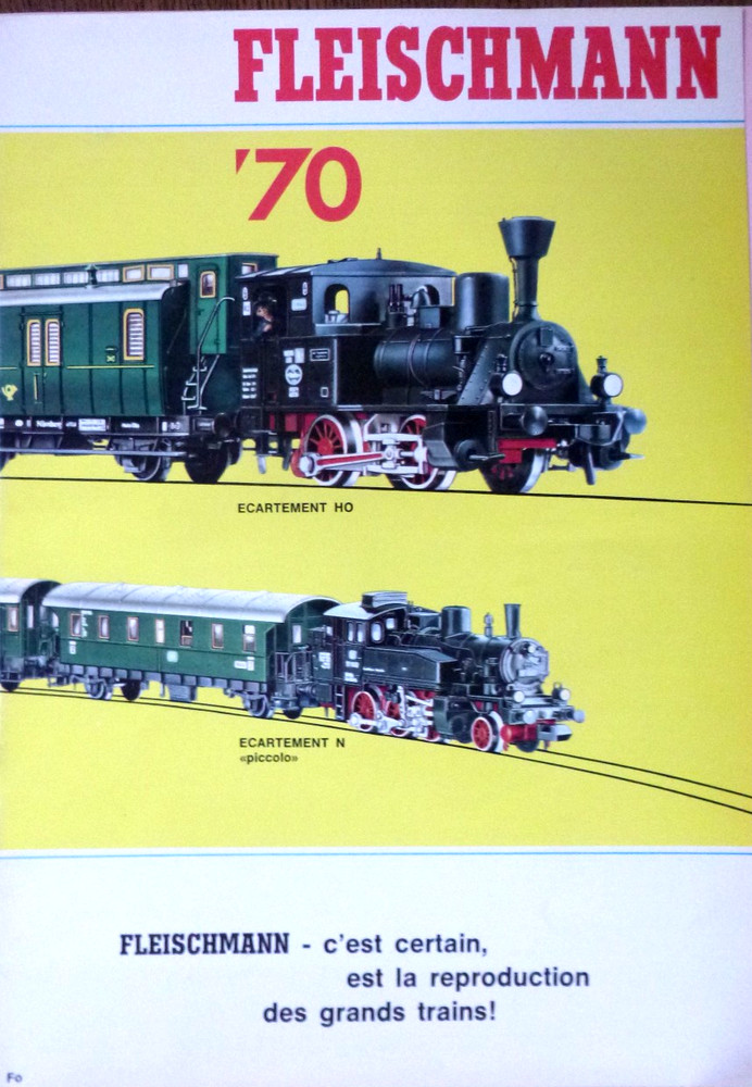 Fleischmann 1970 Model Railroad Catalog / 55 Pages