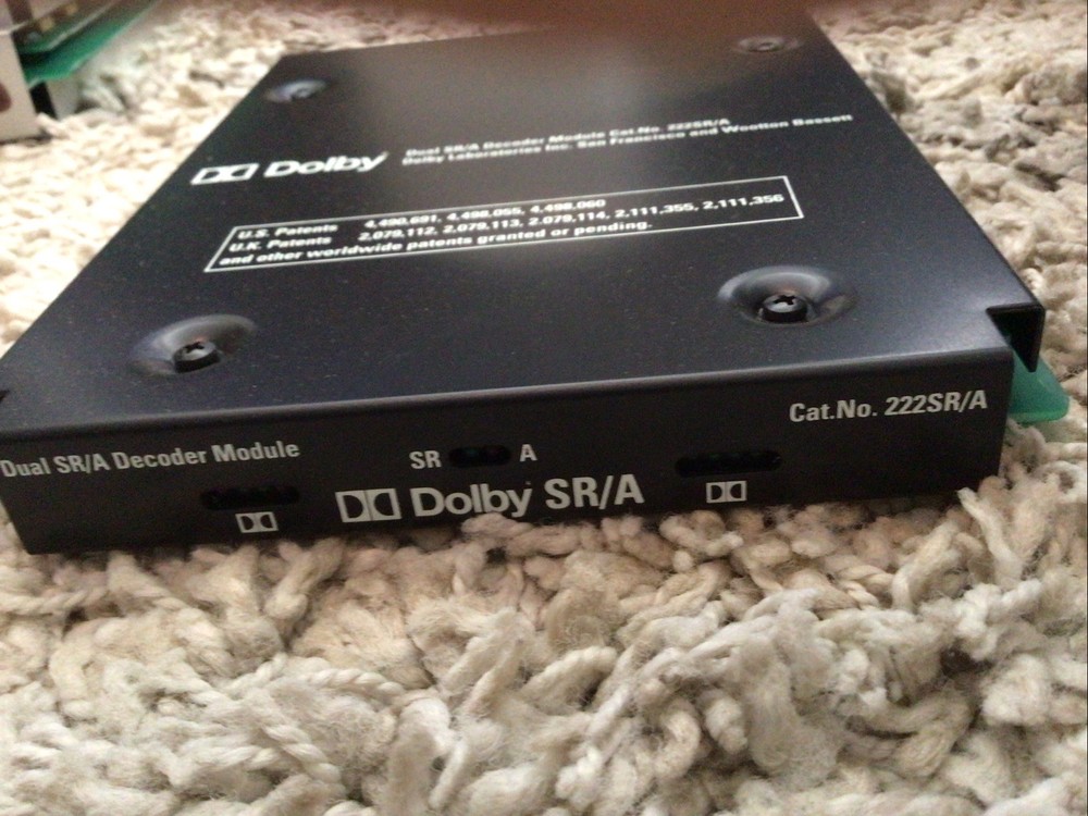 Dolby Cat. No. 222SR/A card 222A dual SR/A decoder module CP500 CP65 CP55 CP45
