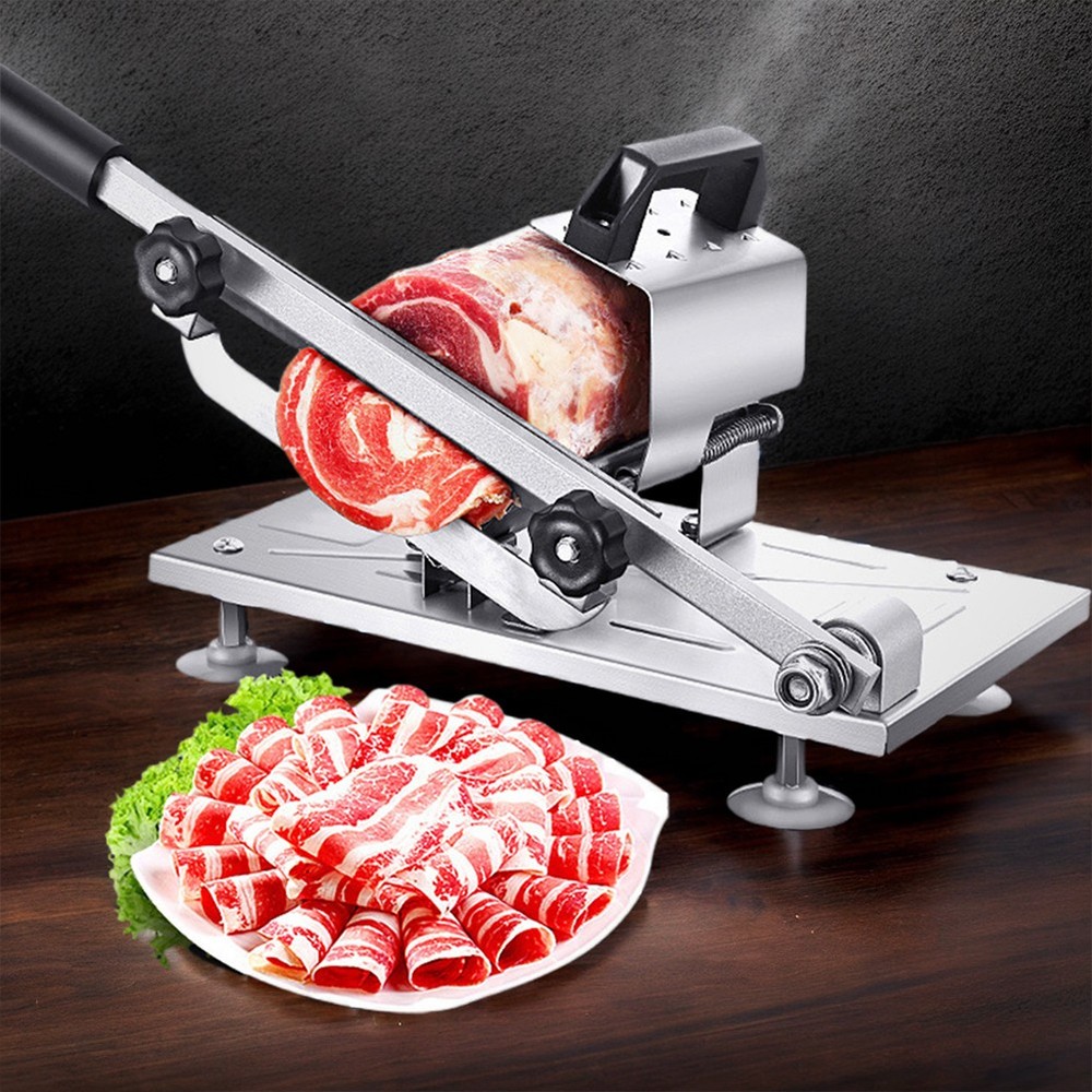 Table Slicer Stainless Steel Beef Mutton Rolls Cutter Adjustable Thickness