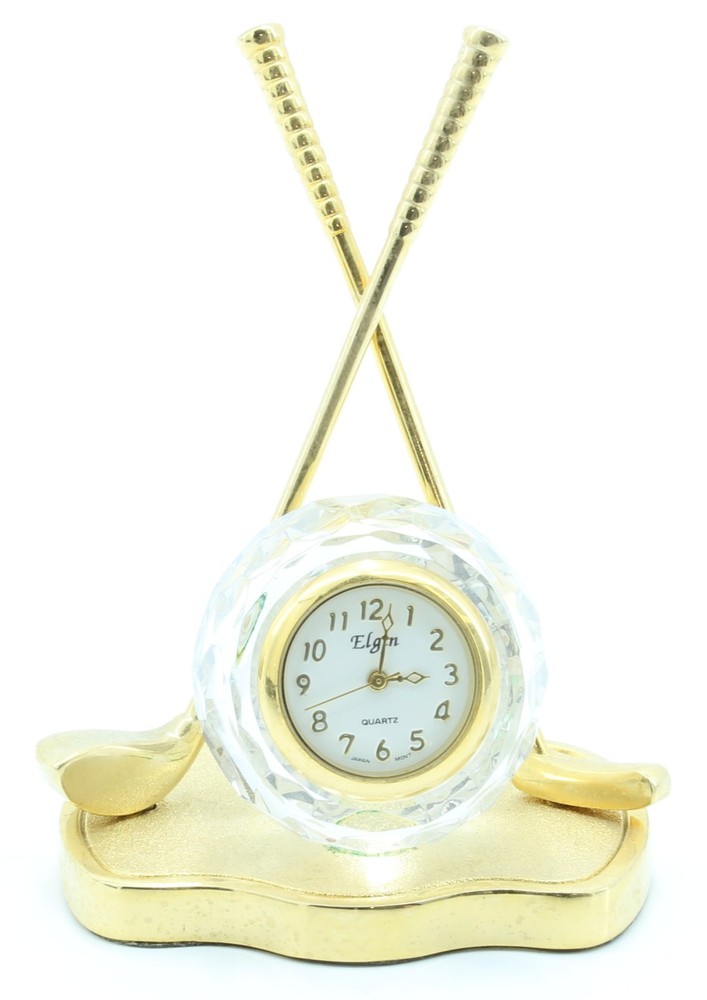 Elgin - Miniature Golf Clubs Quartz Clock
