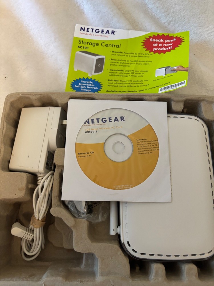 Netgear 108 mbps Wireless Router & PC Card Bundle