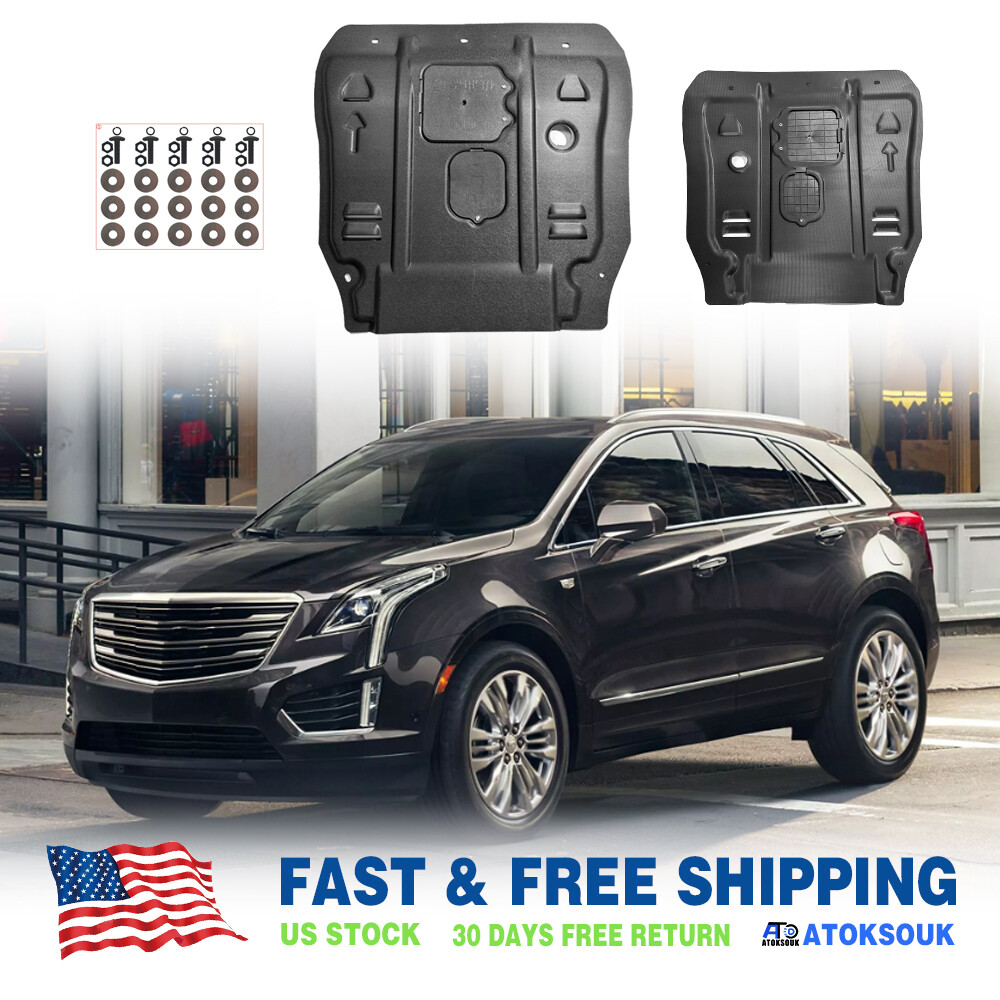 For Cadillac XT5 2017-2019 Under Engine Splash Guards Front Engine Mud Flaps