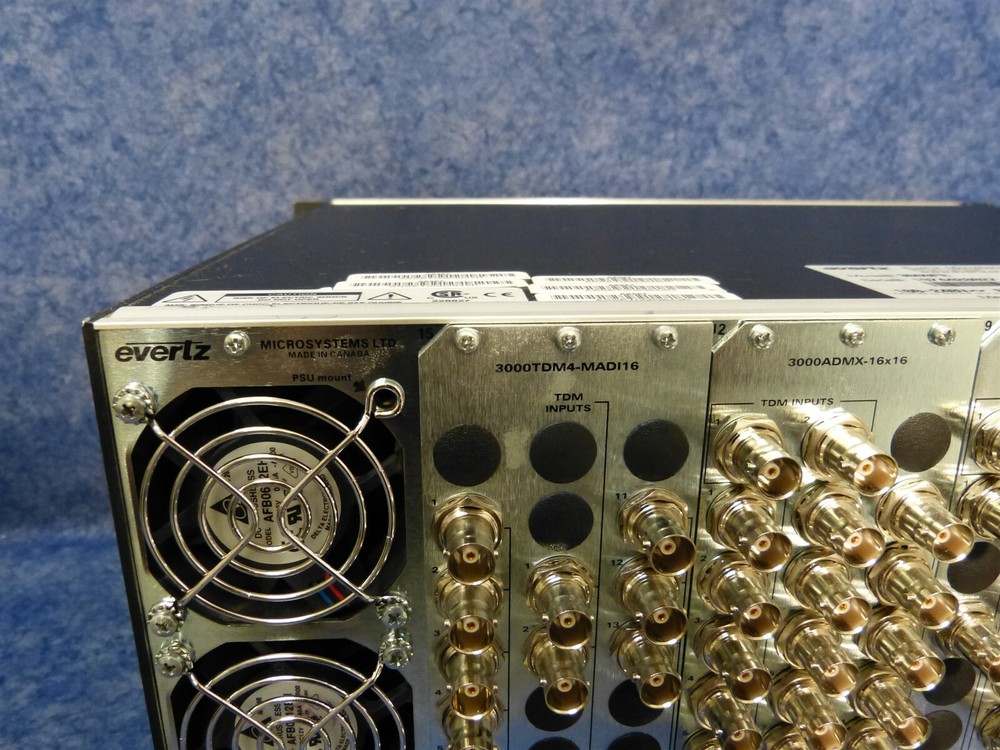 Evertz 3000FR 3000MVP Multi-Image Processor with cards