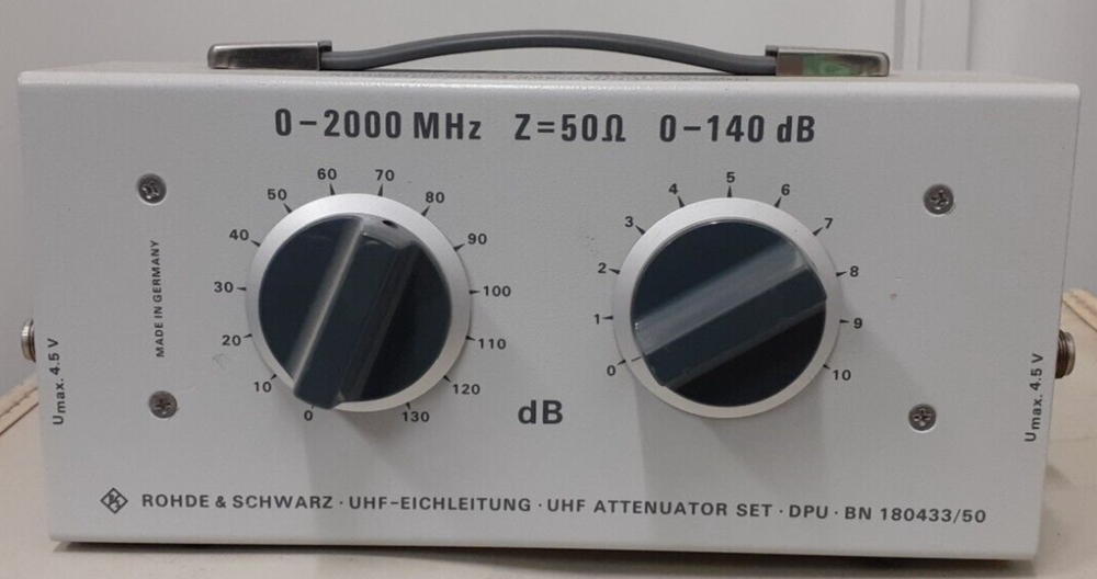 ROHDE & SCHWARZ UHF VARIABLE ATTENUATOR SET