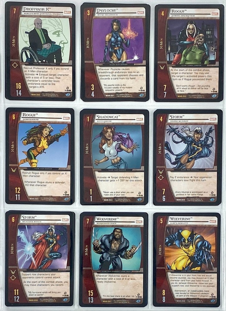 VS System Marvel Origins MOR 2004 220/220 COMPLETE SET NM