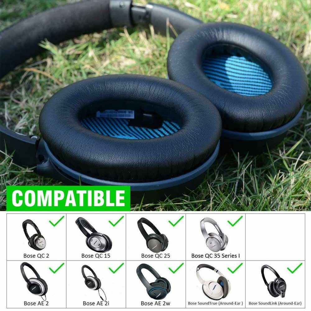 Replacement Kit for Bose QC15 Soft Memory Foam Ear Pad HeadSet NEW