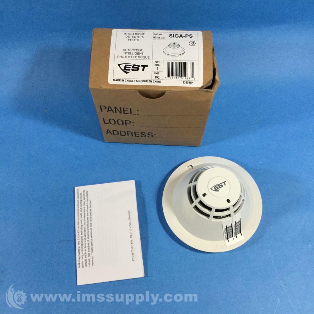 Edwards Systems Technology SIGA-PS Smoke Detector FNOB