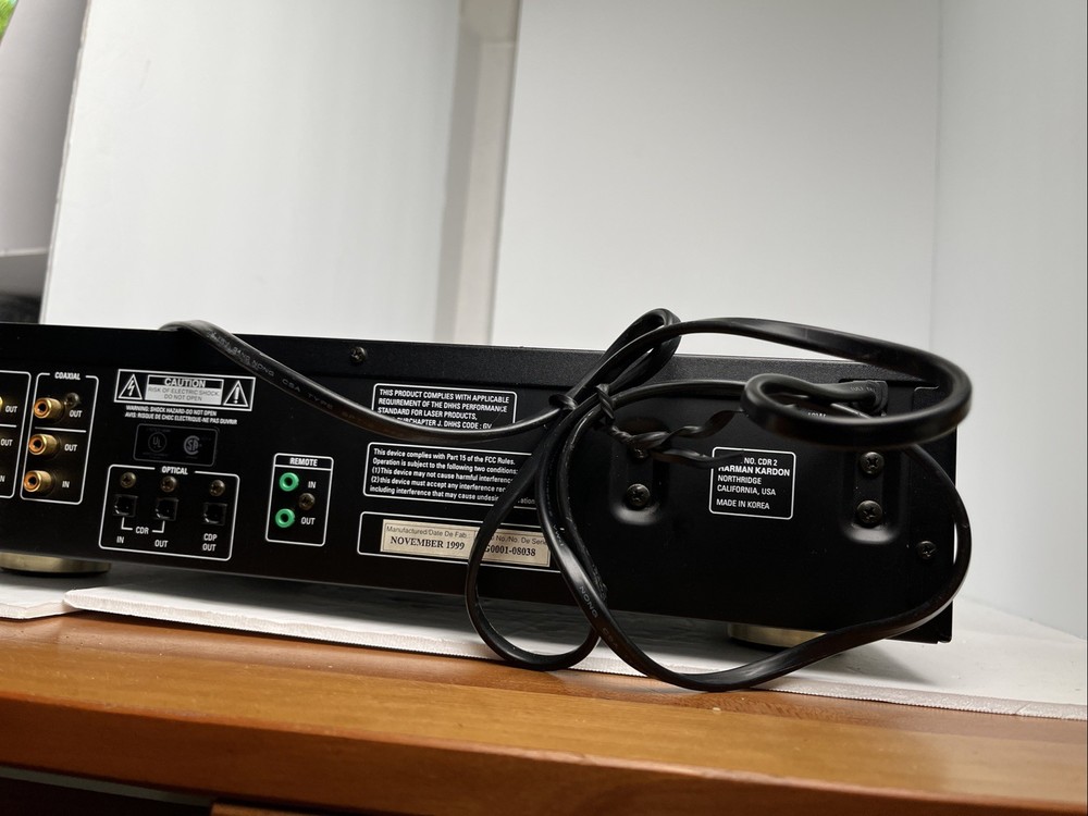 HARMON KARDON CDR 2 Dual CD Player Disc Error. Powers On, Disc tray Doesnt Open