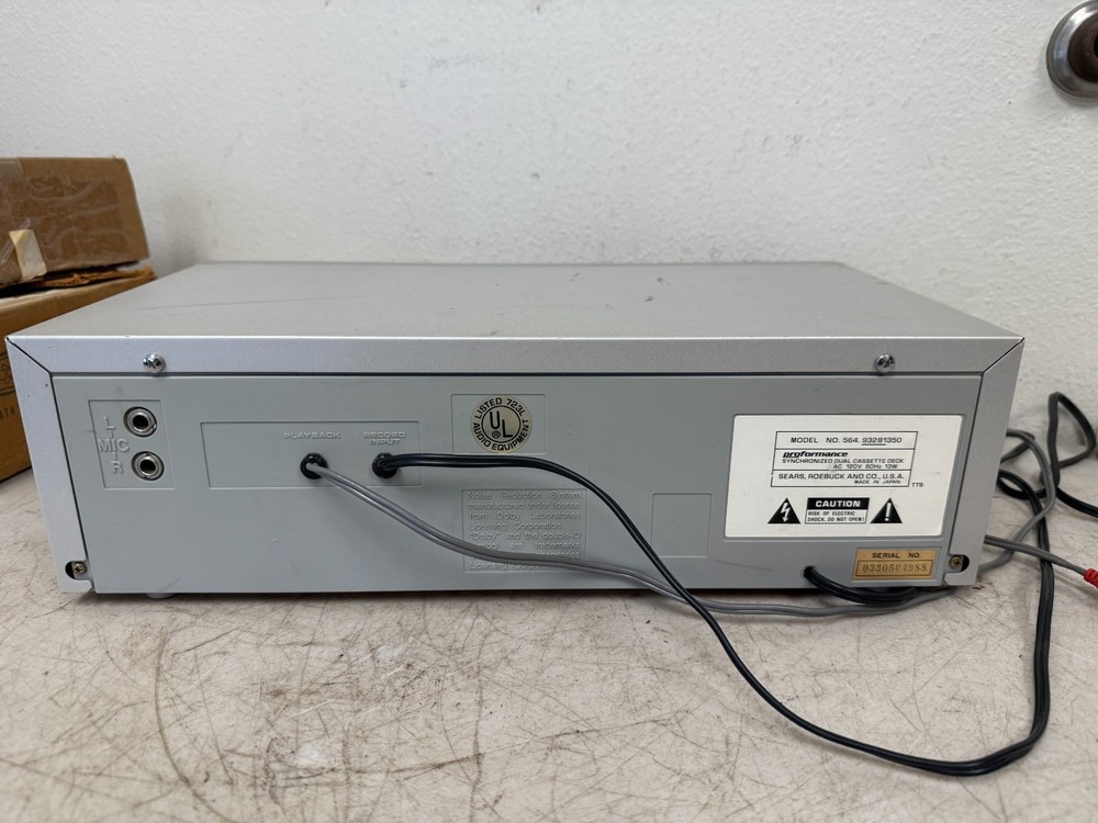 Performance Cassette Deck 564-93281350 – Synchronized Model