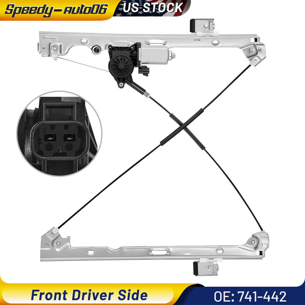 Window Regulator W/ Motor For Chevy Silverado 2007-2013 Front Left Driver Side