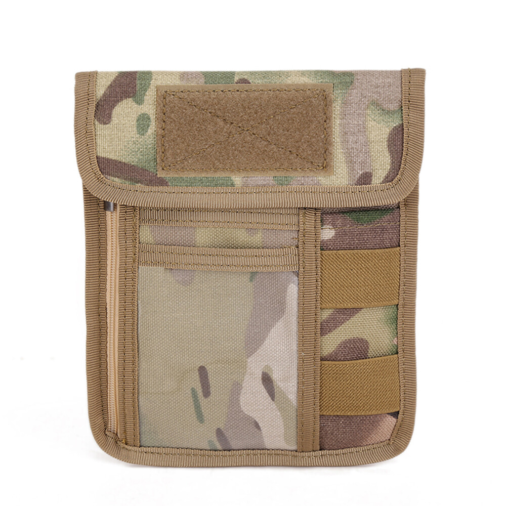 Tactical Cell Phone Pouch Wallet Document Holder Small Chest Hanging Storage Bag