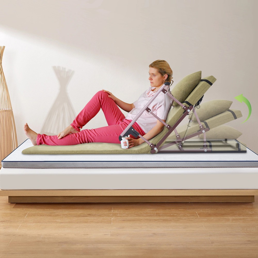 Electric Lifting Bed Backrest for Elderly, Adjustable Back Rest for Bed Sitting